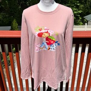 Strawberry Shortcake Long Sleeve Shirt Top Women’s Plus Size XL